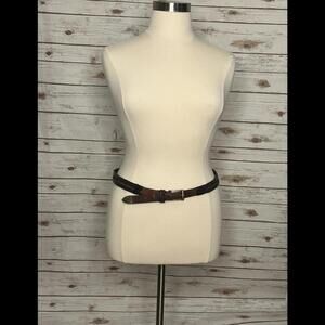 Cole Haan braided leather belt Size 40